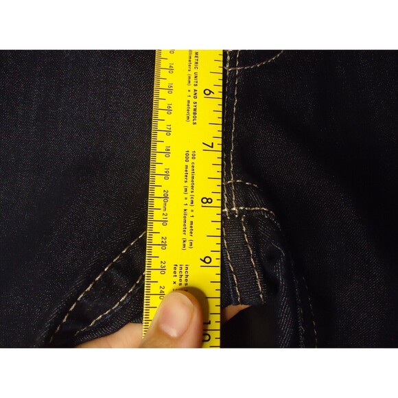 Miss Me Easy Boot Jeans Women's 26 30x29 Bootcut Flap Pocket Rhinestone JE5663EN - Picture 8 of 9